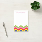 Multi Kleur Chevron Gepersonaliseerd Post-It Notit Post-it® Notes (Kantoor)