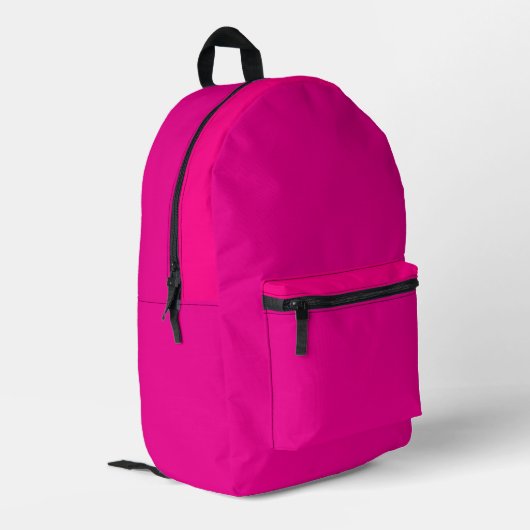 Multi-Kleur Heet Roze Rugzak (Achterkant Hoek Links)