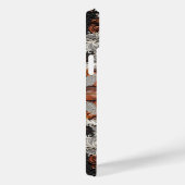 Multi Kleur Leer & Elegant Kant Rustiek Case-Mate iPhone Case (Achterkant / Rechts)