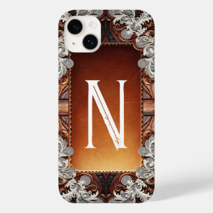 Multi Kleur Leer & Elegante Kant Rustiek Case-Mate iPhone 14 Plus Hoesje