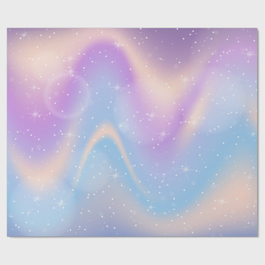 Multi Kleur Regenboog Waterverf Cadeaupapier (Vlak)