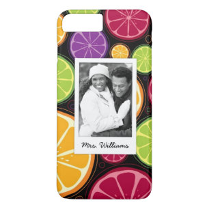 Multi Kleurige Citrus Voeg Uw Foto Toe iPhone 8 Plus / 7 Plus Hoesje