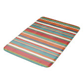 Multi Kleurige Streep Patroon Badmat (Gekanteld)