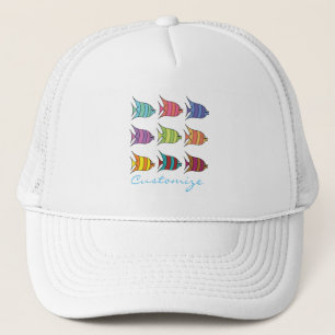 Multi-kleurige Tropische Vissen Thunder_Cove Trucker Pet