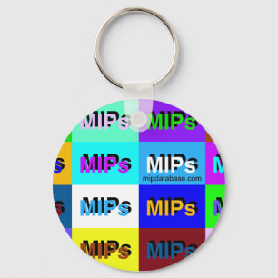 multi-mips logo belangrijkste keten sleutelhanger