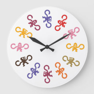 Multi-Monkey Business Clock Grote Klok