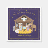 Multi Nativity Paper Napkin Servet (Voorkant)