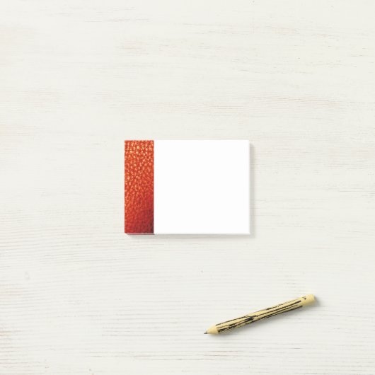 Multi Orange Faux cuir Post-it® Notes (Sur un bureau)