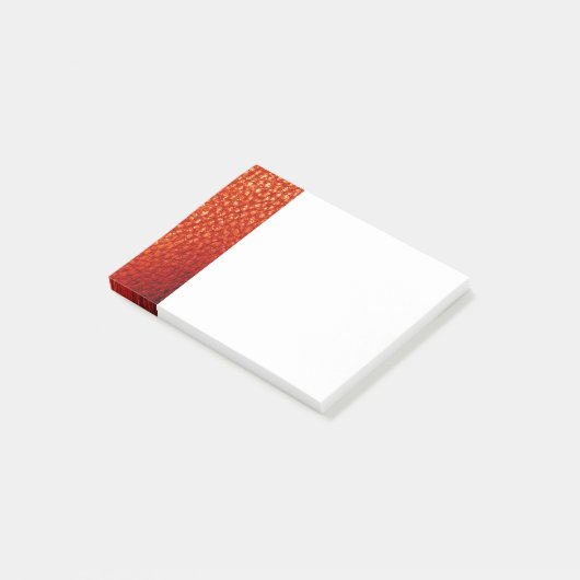 Multi Orange Faux cuir Post-it® Notes (Incliné)