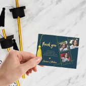 Multi Photo Class van 2025 Afstuderen Bedankt Briefkaart