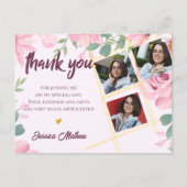 Multi Photo Class van 2025 Afstuderen Bedankt Briefkaart (Voorkant)