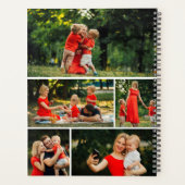 Multi Photo Collage Creëer voor uw eigen gezin Planner (Achterkant)