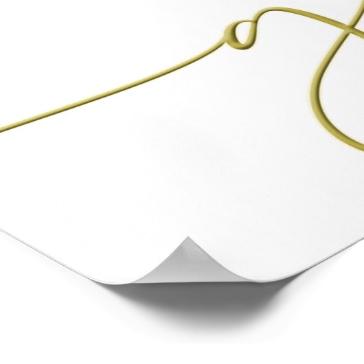 Multi Photo Collage Moderne Afstuderen Script Poster (Hoek)