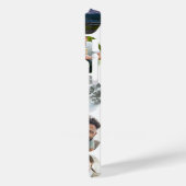 Multi Photo Collage Simple Moderne Hexagon Pattern Case-Mate iPhone Case (Achterkant / Links)