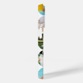 Multi Photo Collage Simple Moderne Hexagon Pattern Case-Mate iPhone Case (Achterkant / Rechts)