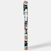 Multi Photo Collage Simple Moderne Hexagon Pattern Case-Mate iPhone Case (Achterkant / Links)