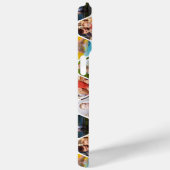 Multi Photo Collage Simple Moderne Hexagon Pattern Case-Mate iPhone Case (Achterkant / Rechts)