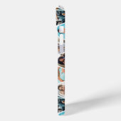 Multi Photo Collage Simple Moderne Hexagon Pattern Case-Mate iPhone Case (Achterkant / Links)