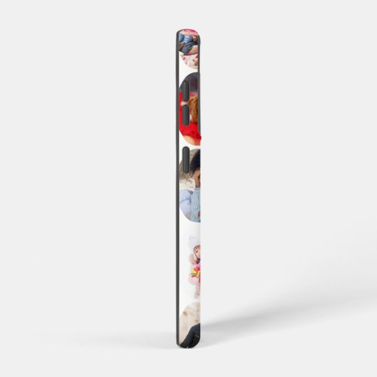 Multi Photo Collage Simple Moderne Hexagon Pattern Samsung Galaxy Hoesje (Rechterkant)