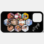 Multi Photo Collage Simple Moderne Personalized Case-Mate iPhone Case (Achterkant (horizontaal))