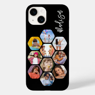Multi Photo Collage Simple Moderne Personalized Case-Mate iPhone 14 Hoesje