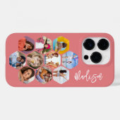 Multi Photo Collage Simple Moderne Personalized Case-Mate iPhone Case (Achterkant (horizontaal))