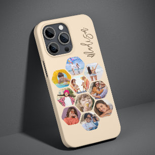 Multi Photo Collage Simple Moderne Personalized Case-Mate iPhone 14 Plus Hoesje