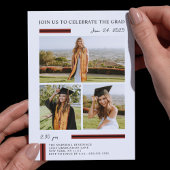 Multi Photo Graduation Party Kaart