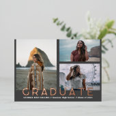 Multi Photos Graduate Photo Faire-part (Debout devant)