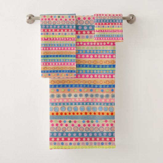 Multi Points et Rayures Pastel (En situation)
