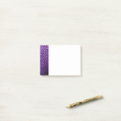 Multi Purple Faux cuir Post-it® Notes (Sur un bureau)