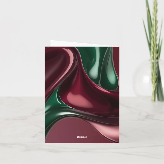 Multi purpose folded card in stylish graphic (Dos)