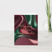 Multi purpose folded card in stylish graphic (Devant)