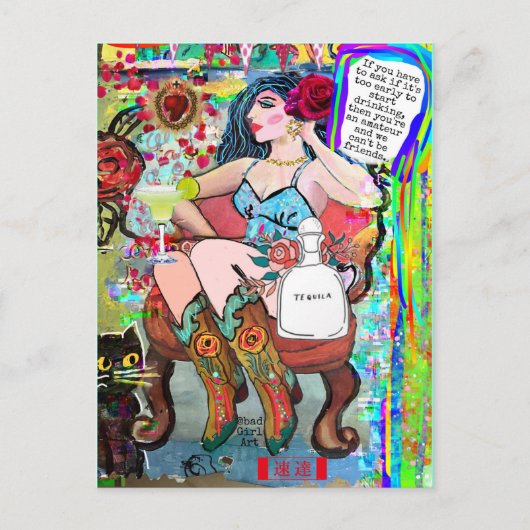 MULTI PURPOSE KAART PER BAD GIRL ART (Voorkant)