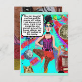 MULTI PURPOSE KAART PER BAD GIRL ART (Voorkant / Achterkant)