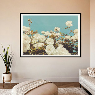 Multi Roses Bloementuin Foto Kunstprint Poster