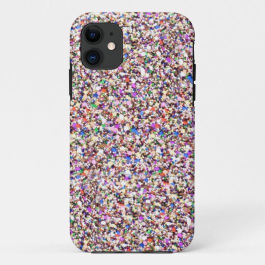 Multi Sequins Sparkle Glitter iPhone 5 Hoesje (Achterkant)