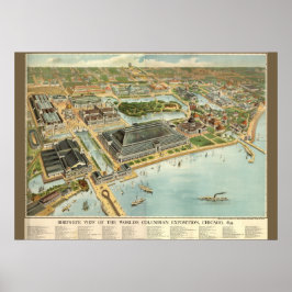 Multi-size/Birds Eye Uitzicht Chicago Worlds Fair  Poster