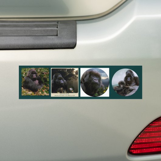 Multi-stickers VII PRIMATE Set Bumpersticker (Op auto)