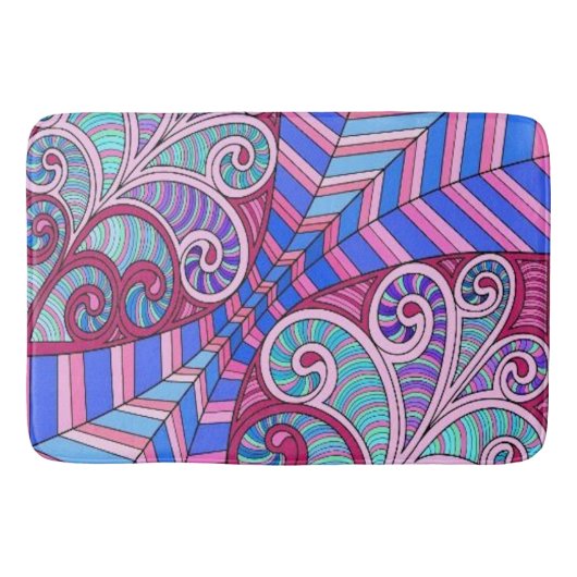 Multi Stripes Badmat (Voorkant)