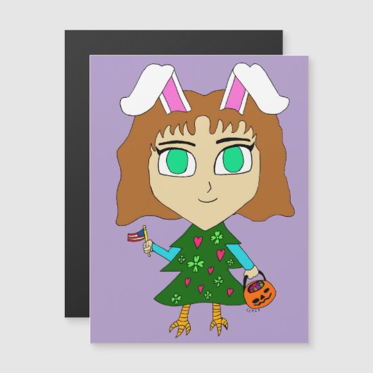 Multi Vakantie Chibi (Voorkant / Achterkant)