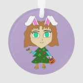Multi Vakantie Chibi Ornament (achterkant)