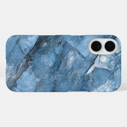 multiblauw graniet Case-Mate iPhone case (Achterkant (horizontaal))