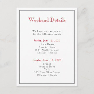 Multiborder-behuizingsbalk Mitzvah Informatiekaartje