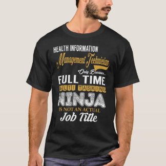 Multicaak-taak voor het beheer van gezondheidsgege t-shirt