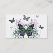 Multicolabelvlinder Visitekaartje (Achterkant)