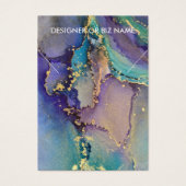 Multicolf Gold Liquid Art-Ketting beeldscherm Visitekaartje (Voorkant)