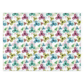 Multicolische spinners tafelkleed (Voorkant (Horizontaal))