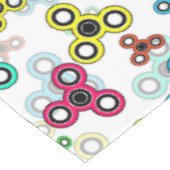 Multicolische spinners tafelkleed (Gekanteld)