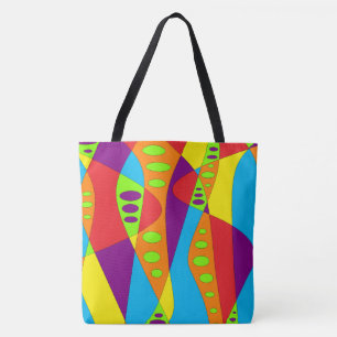 Multicolor Abstract Draagtas